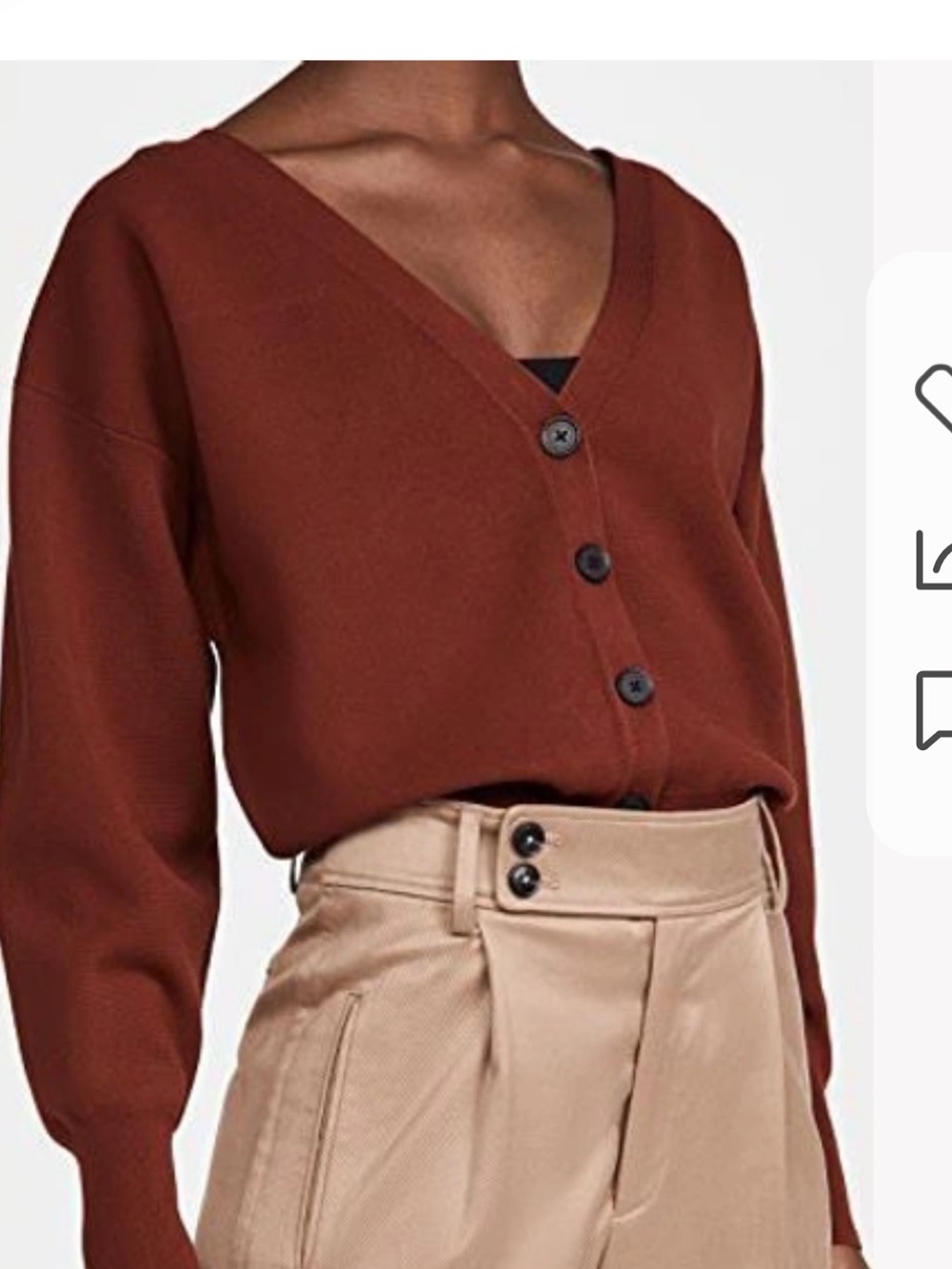 A.L.C.   Peters V-neck Cardigan In Red New With Tags